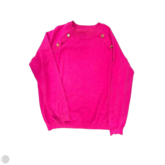 Sweater By Clothes Mentor In Pink, Size: 1x