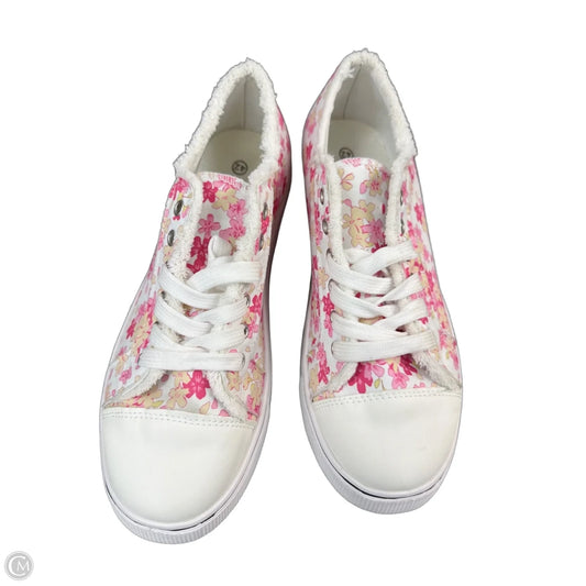 Shoes Flats By Clothes Mentor In Floral Print, Size: 11