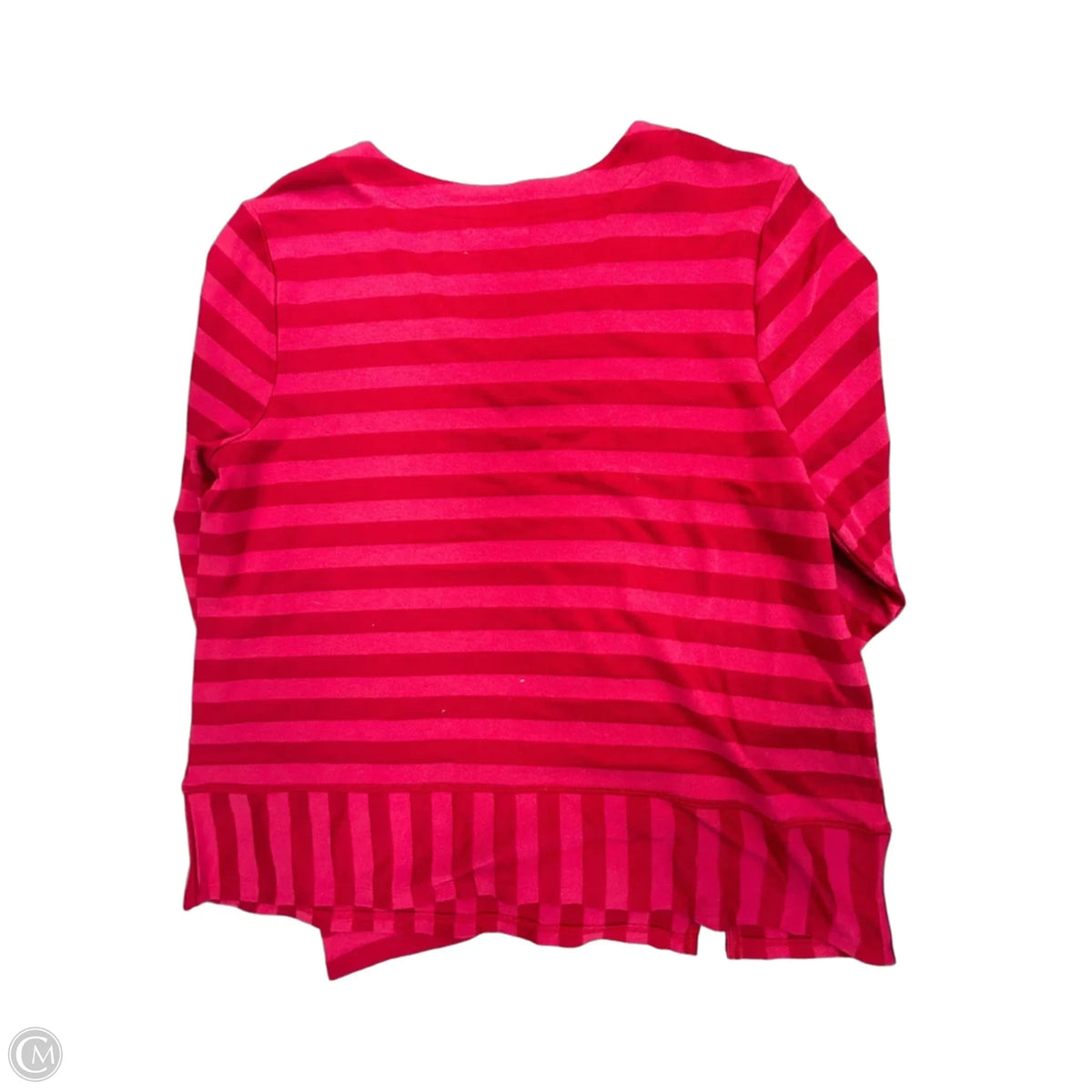 Top Long Sleeve Basic By Habitat In Striped Pattern, Size: S
