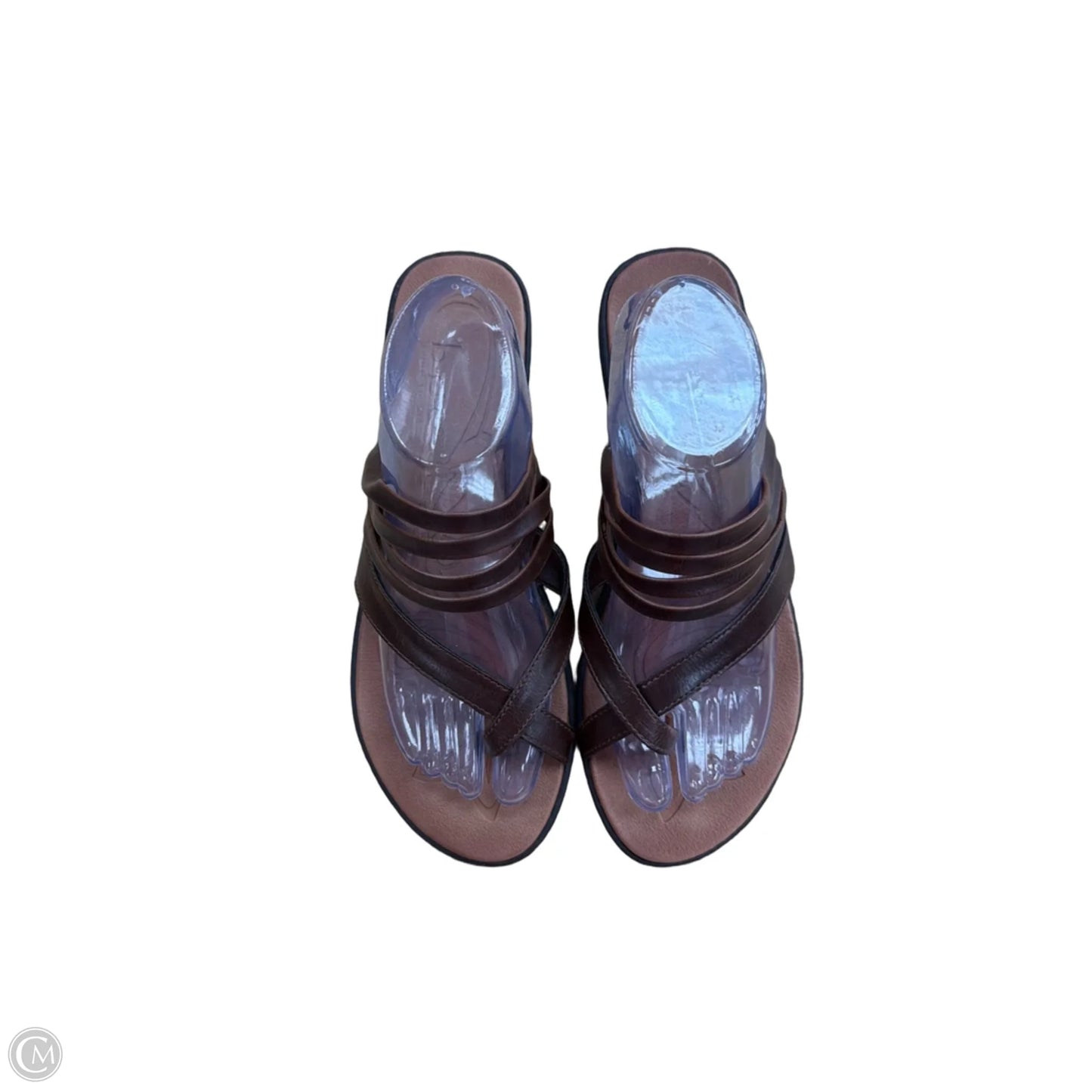 Sandals Flip Flops By Boc In Brown, Size: 10