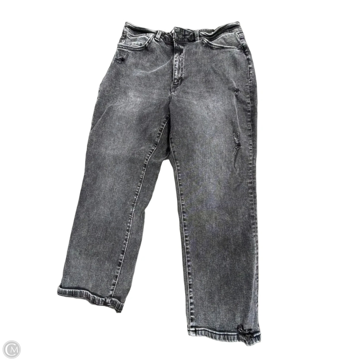 Jeans Wide Leg By Flying Monkey In Black, Size: 18