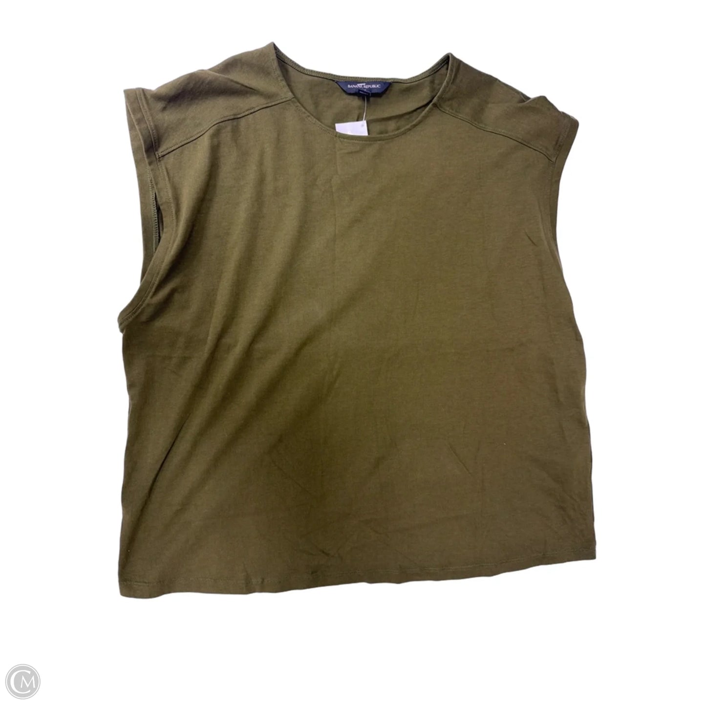 Top Sleeveless By Banana Republic In Green, Size: Xl