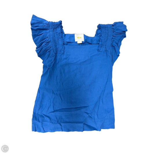 Top Short Sleeve By Maeve In Blue, Size: Xs