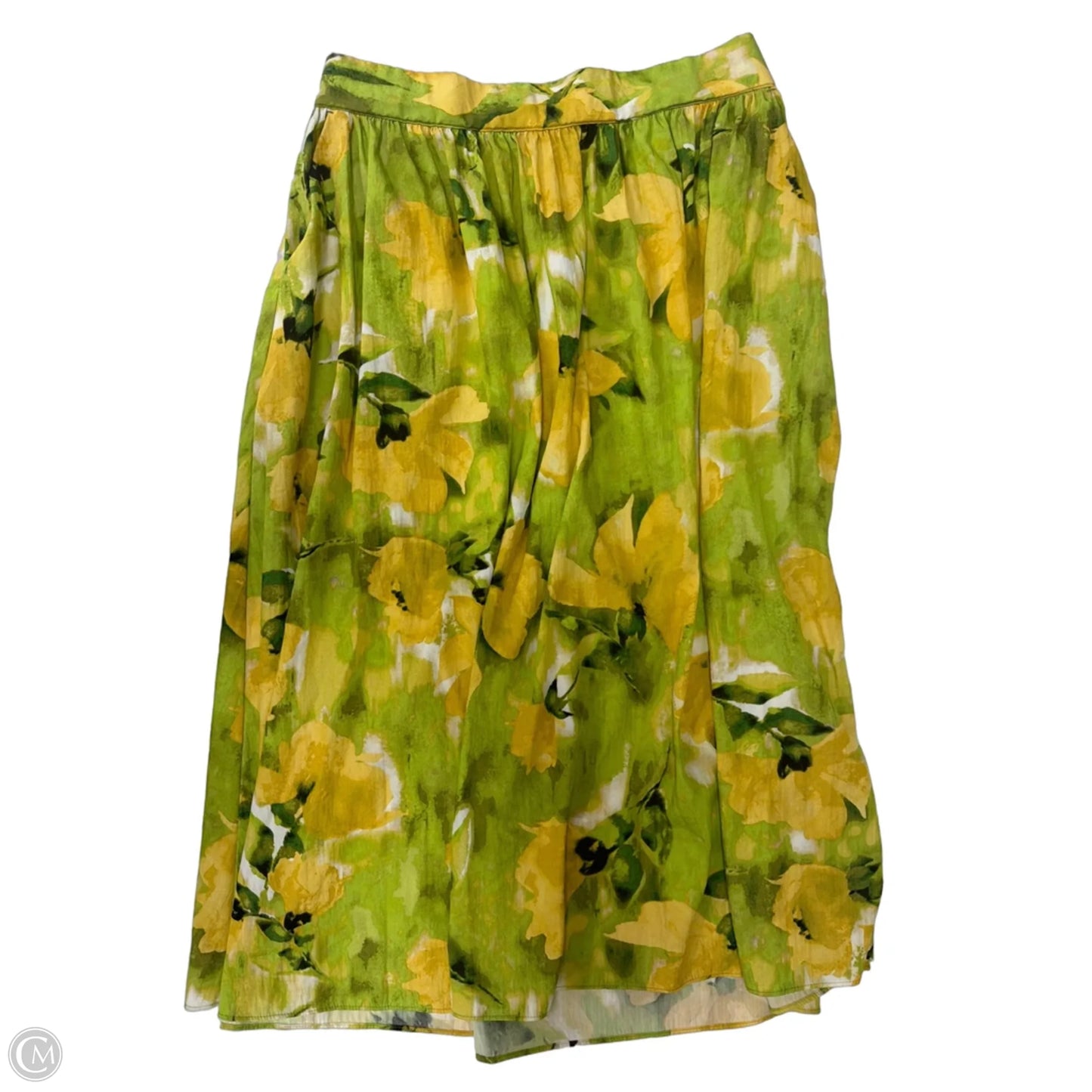 Skirt Midi By Simply Vera In Floral Print, Size: Mp