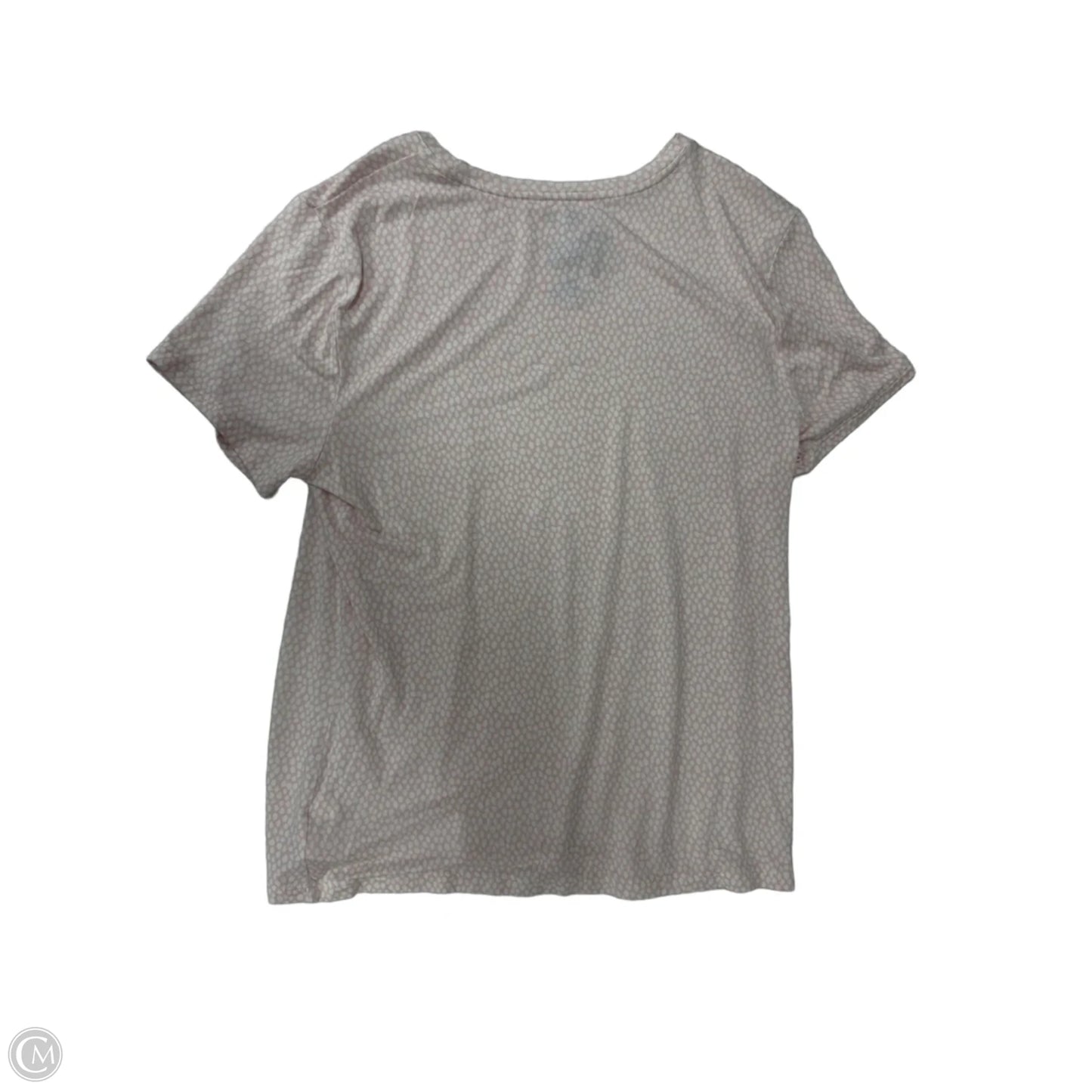 Top Short Sleeve By Nine West Apparel In Pink, Size: L
