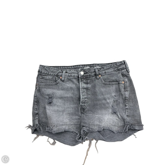 Shorts By Old Navy In Black Denim, Size: 14