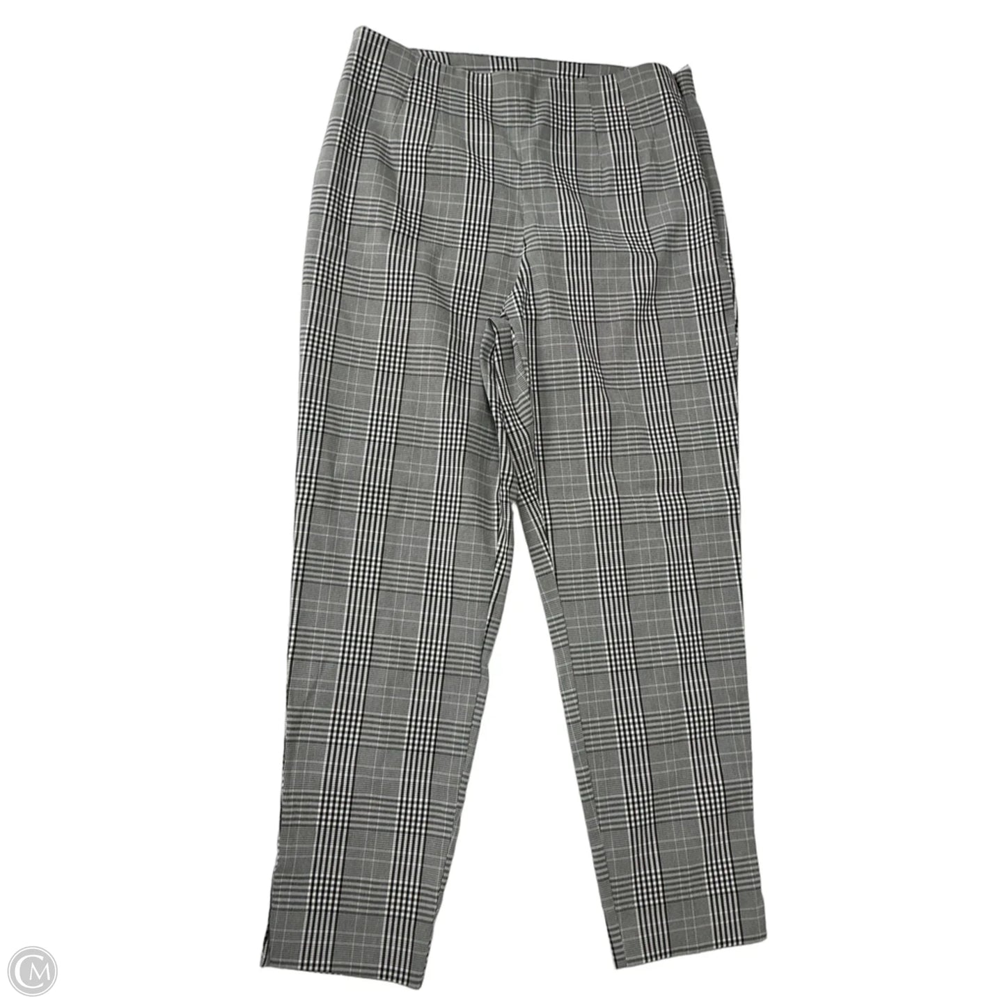 Pants Cropped By Time And Tru In Checkered Pattern, Size: 14