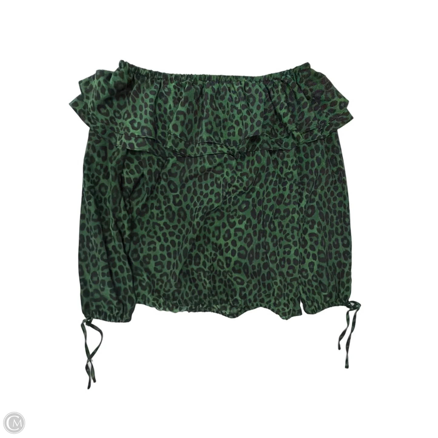 Dress Casual Midi By Michael By Michael Kors In Animal Print, Size: L