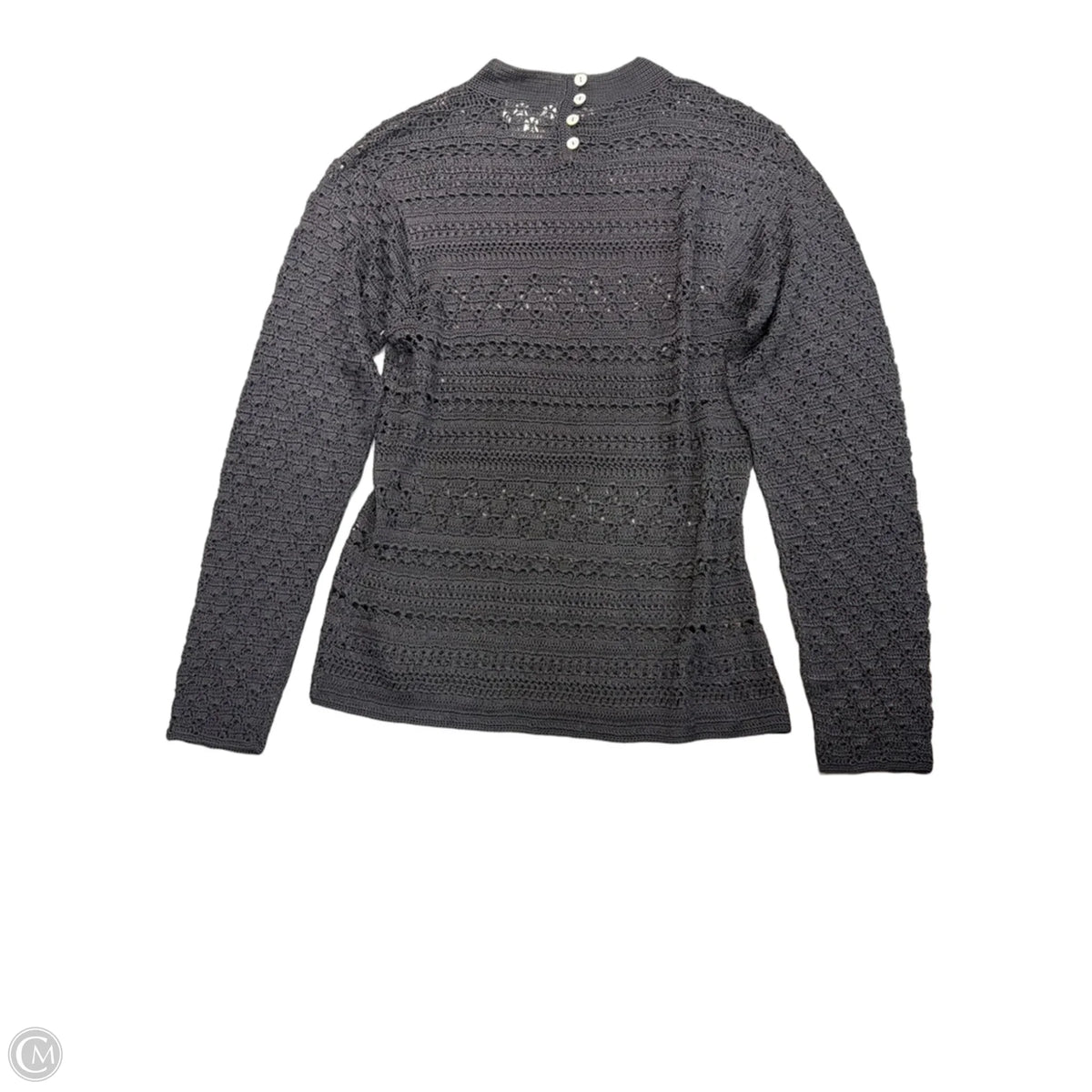 Top Long Sleeve By Clothes Mentor In Black, Size: M