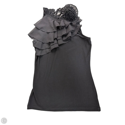 Top Sleeveless By White House Black Market In Black, Size: Xs