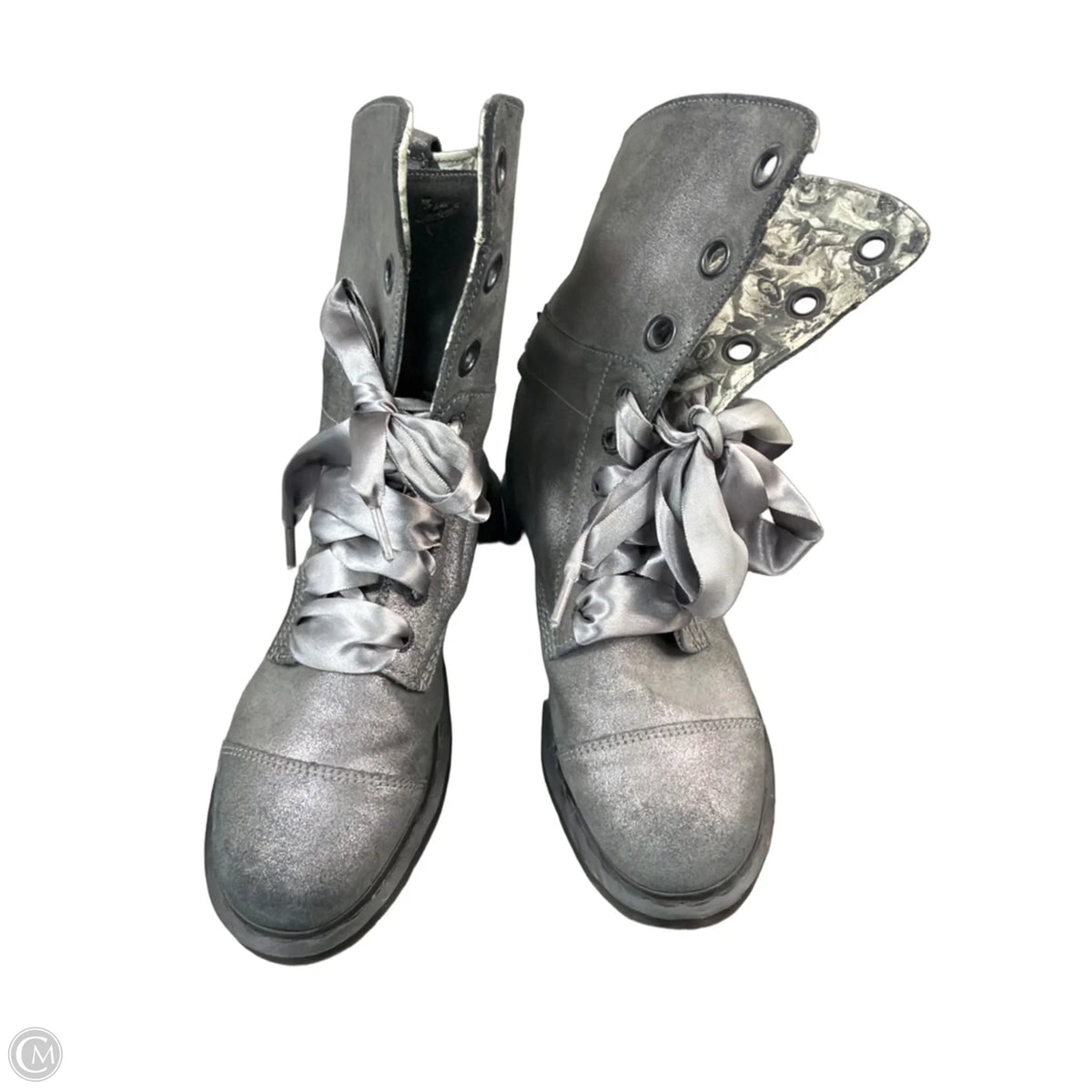 Boots Designer By Dr Martens In Grey, Size: 9