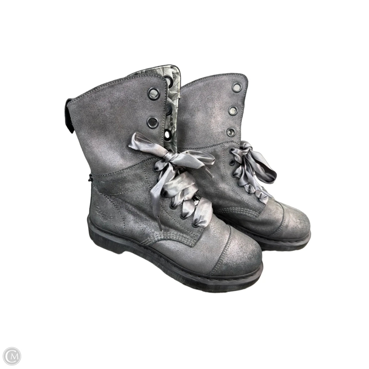 Boots Designer By Dr Martens In Grey, Size: 9