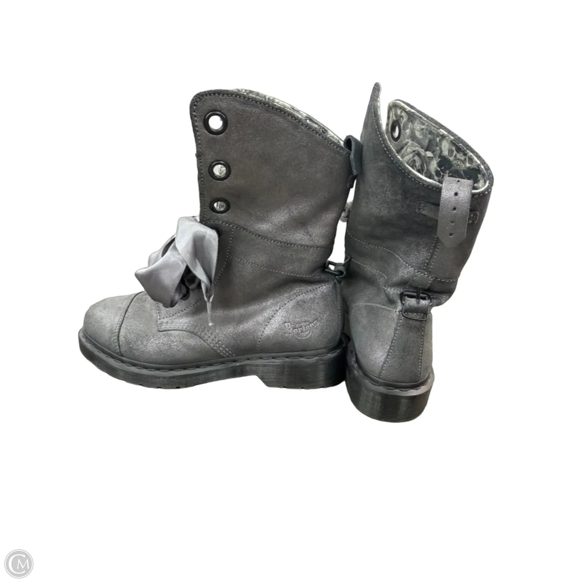 Boots Designer By Dr Martens In Grey, Size: 9