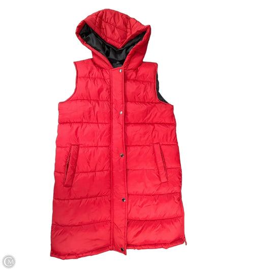 Vest Puffer & Quilted By Clothes Mentor In Red, Size: M