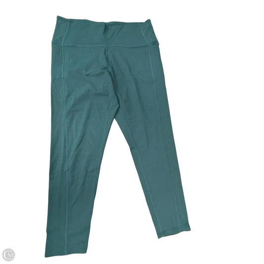 Athletic Leggings By Danskin In Green, Size: Xl