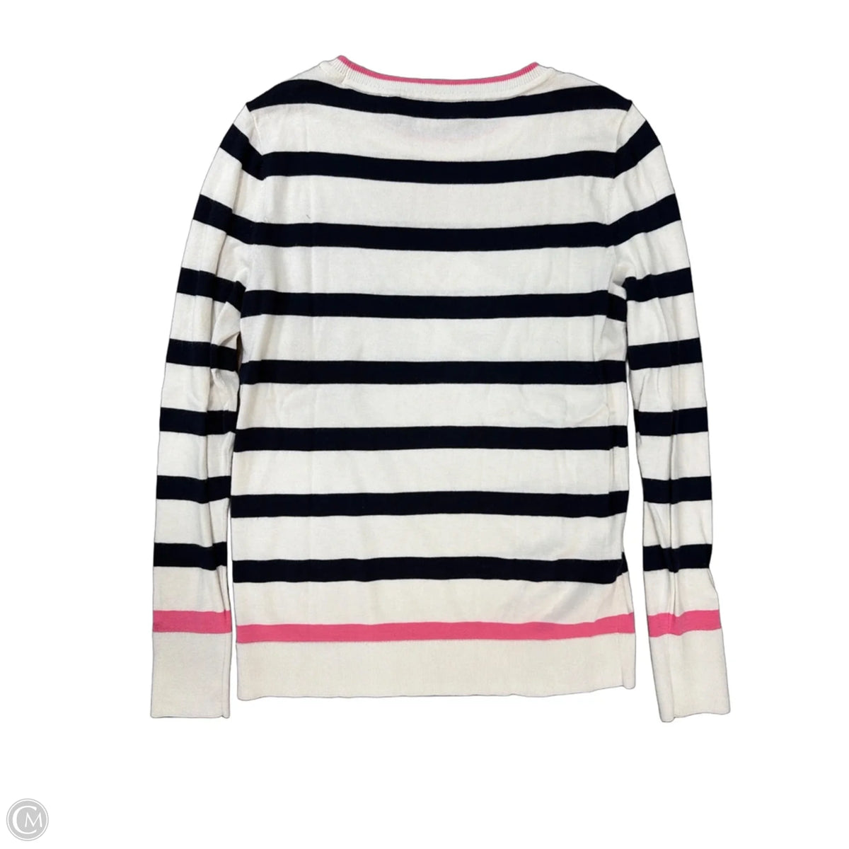 Top Long Sleeve By Loft In Striped Pattern, Size: Xsp