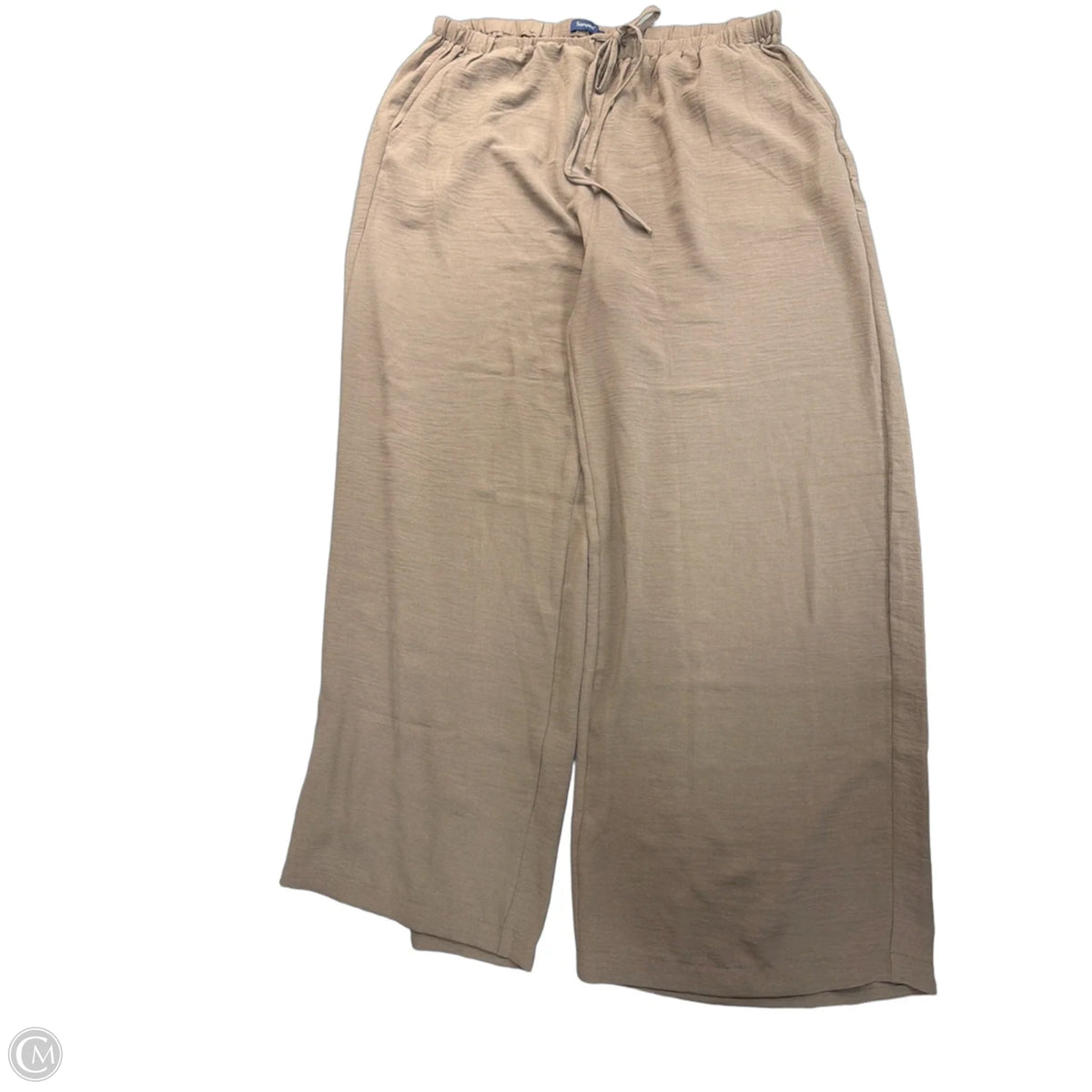 Pants Wide Leg By Sampeel In Brown, Size: Xl