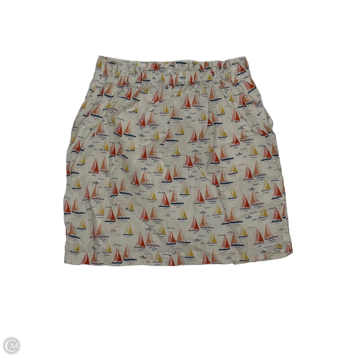 Skirt Midi By Cynthia Rowley In Nautical Print, Size: Xs