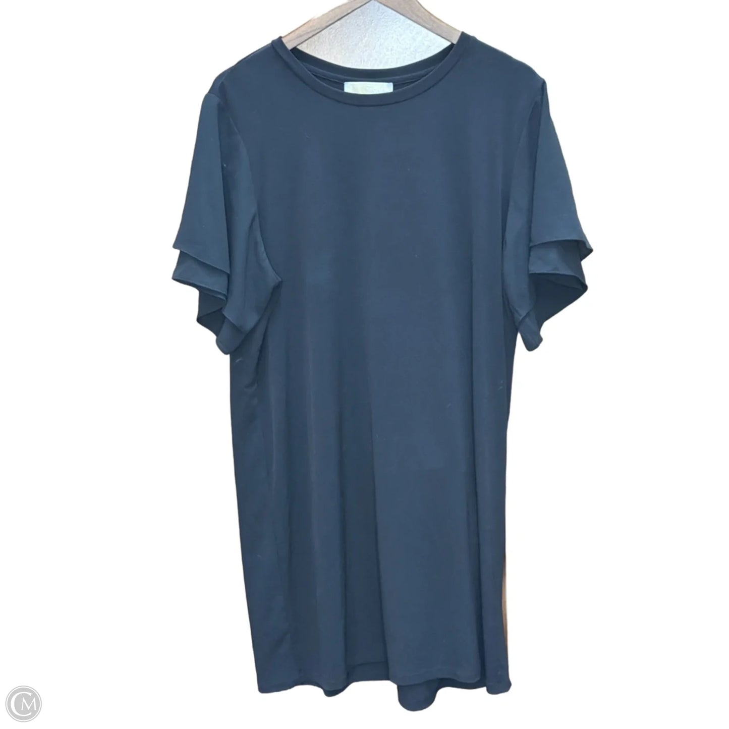Dress Casual Midi By Michael By Michael Kors In Black, Size: Xl