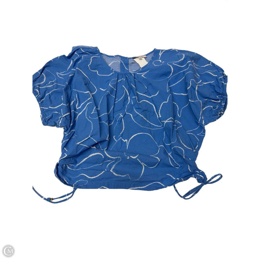 Top Short Sleeve By Madewell In Blue, Size: Xl