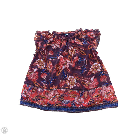 Top Short Sleeve By Old Navy In Floral Print, Size: Xs