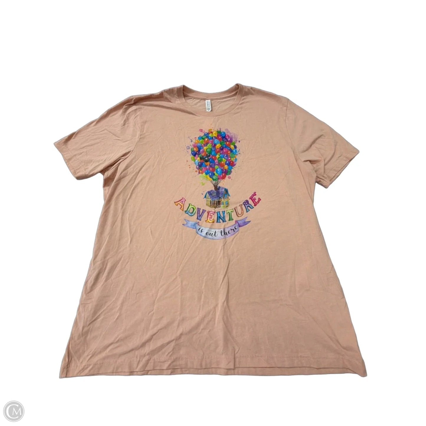 Top Short Sleeve By Canvas In Pink, Size: 3x