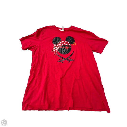 Top Short Sleeve By Clothes Mentor In Red, Size: 3x