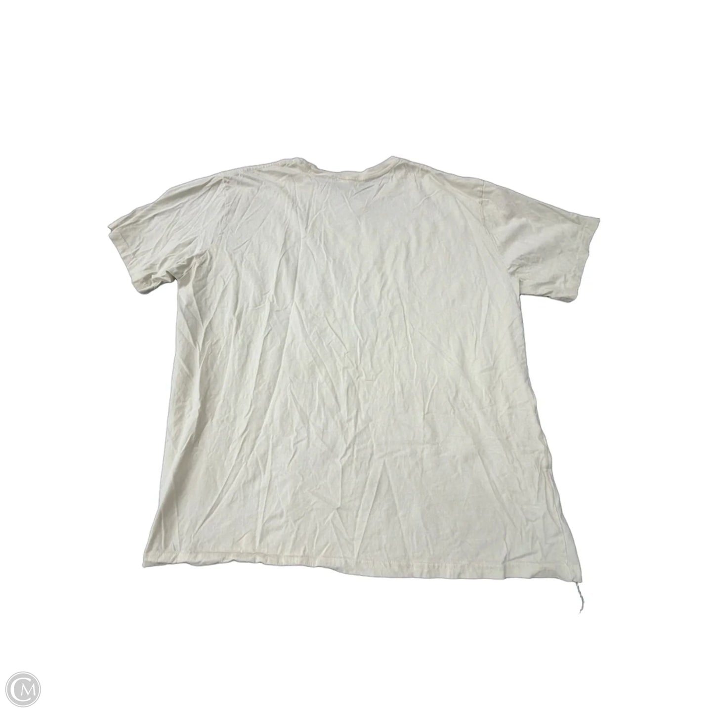 Top Short Sleeve By Clothes Mentor In Tan, Size: 3x