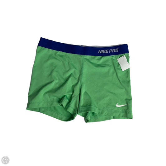 Athletic Shorts By Nike Apparel In Green, Size: Xl