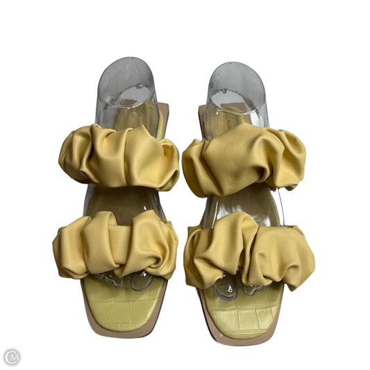 Sandals Flats By Circus By Sam Edelman In Yellow, Size: 8