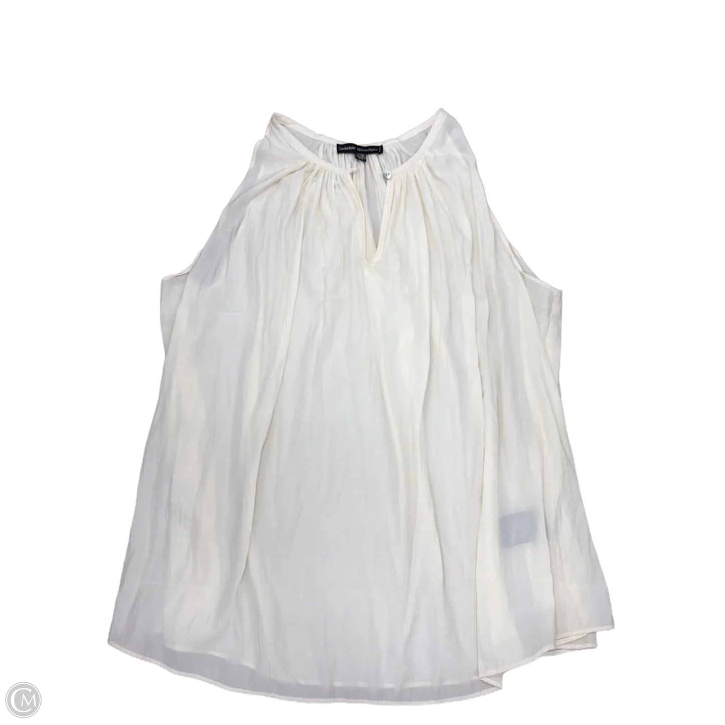 Top Short Sleeve By Catherine Malandrino In Cream, Size: 2x