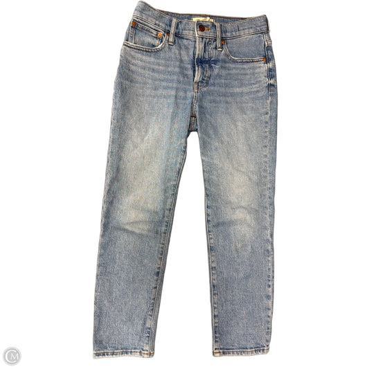Jeans Skinny By Madewell In Blue Denim, Size: 0p
