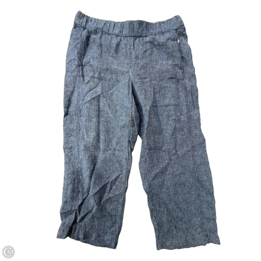 Pants Linen By Pure Jill In Blue, Size: M