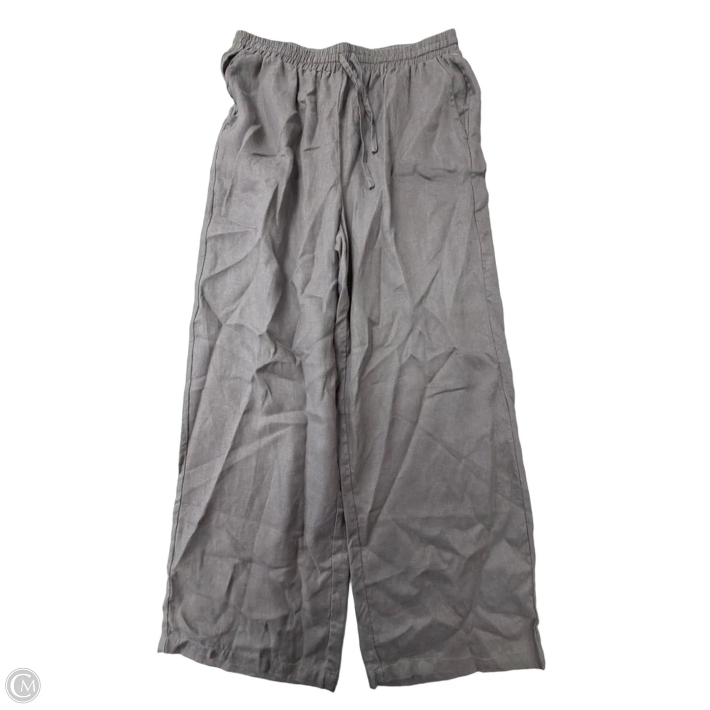 Pants Linen By Lintico In Grey, Size: L