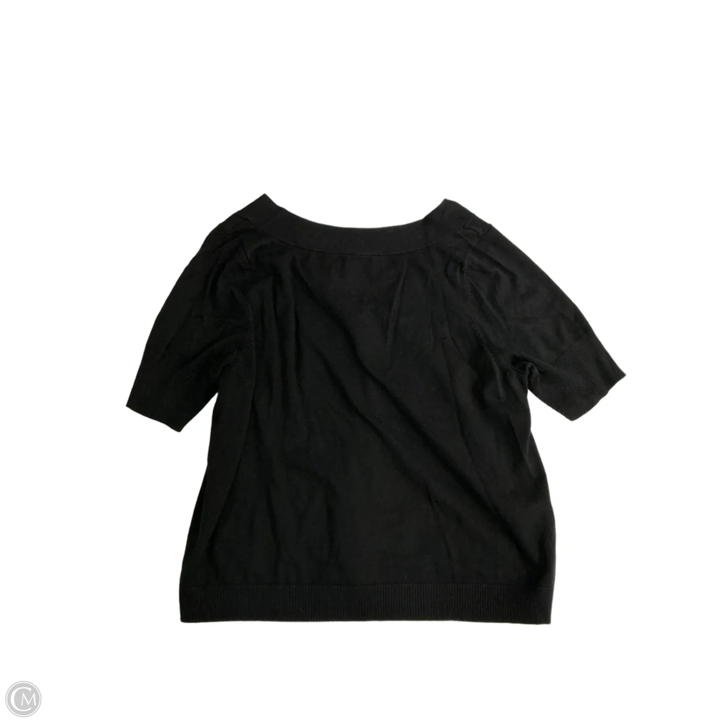 Top Short Sleeve By Lane Bryant In Black, Size: 2x