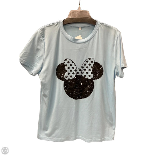 Top Short Sleeve By Clothes Mentor In Blue, Size: Xl