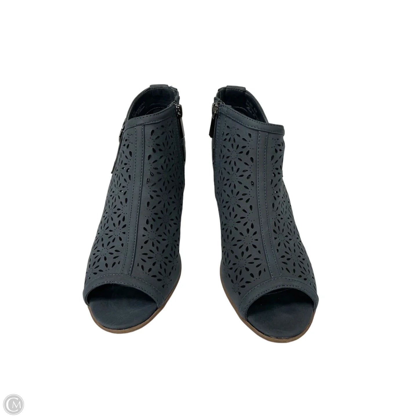 Shoes Heels Block By Easy Street In Blue, Size: 8