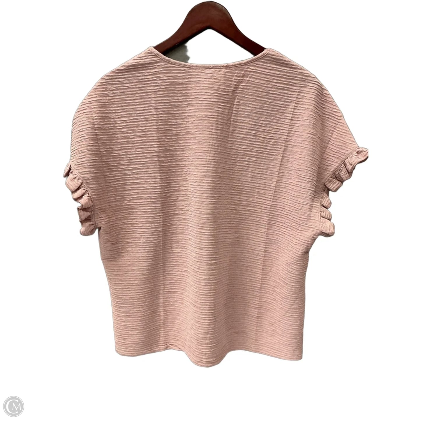 Top Short Sleeve By Clothes Mentor In Pink, Size: Xl