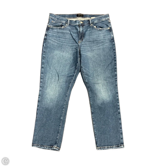 Jeans Boyfriend By Banana Republic In Blue Denim, Size: 16