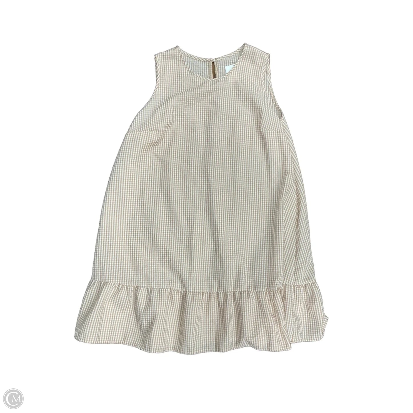 Dress Casual Midi By Shein In Checkered Pattern, Size: 4x
