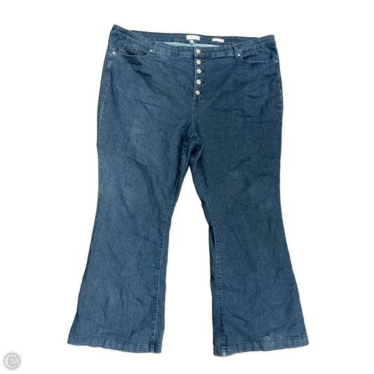 Jeans Wide Leg By Sofia By Sofia Vergara In Blue Denim, Size: 28
