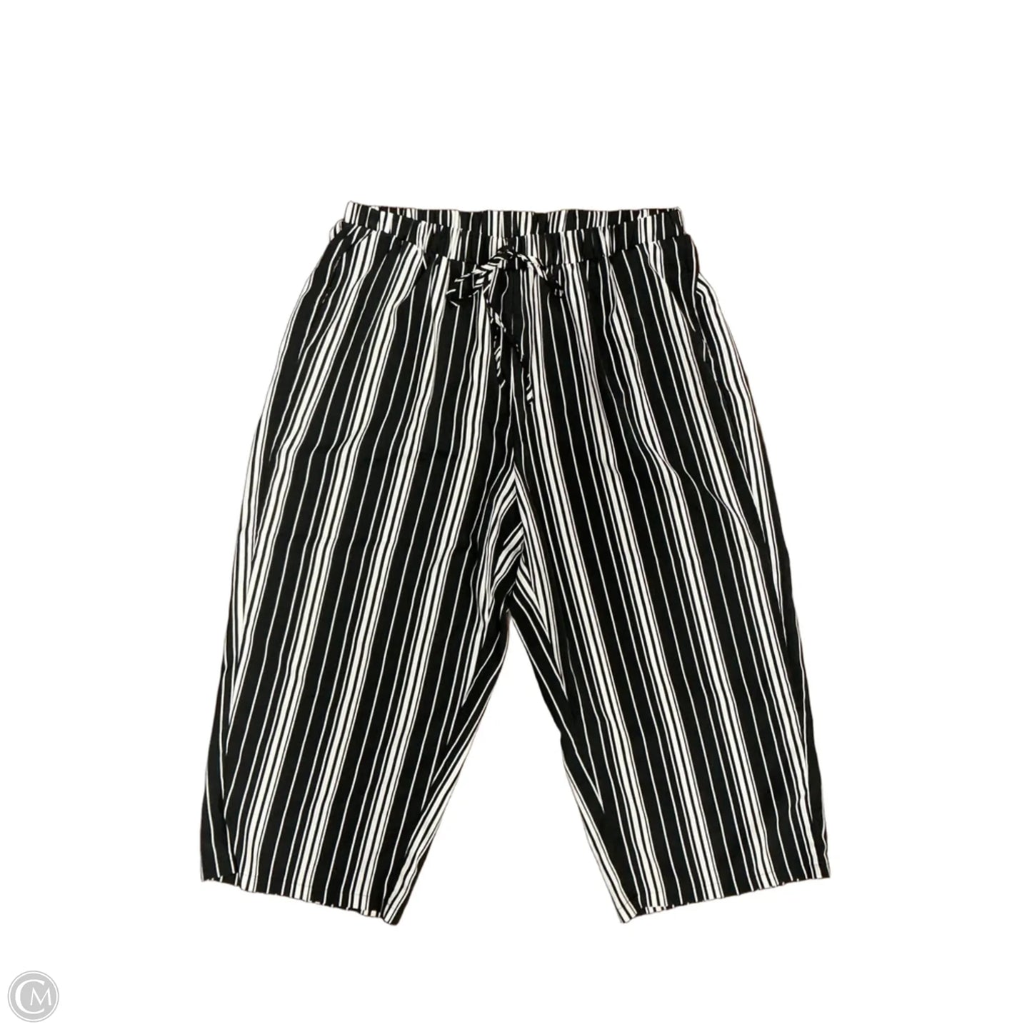 Pants Wide Leg By Clothes Mentor In Striped Pattern, Size: 1x