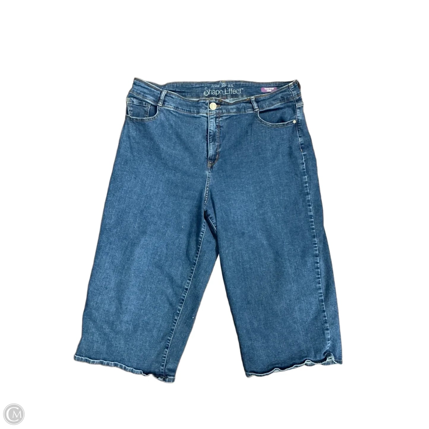 Jeans Wide Leg By Gloria Vanderbilt In Blue Denim, Size: 20