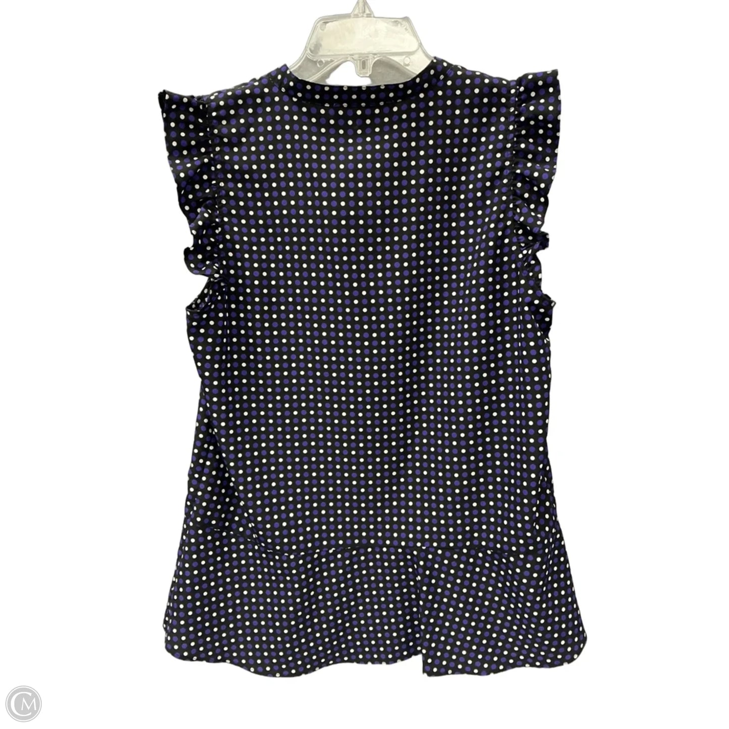 Top Sleeveless By Michael By Michael Kors In Polkadot Pattern, Size: M