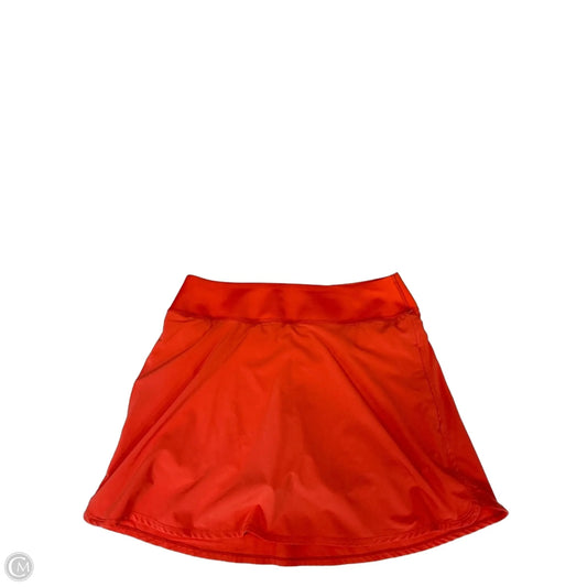 Athletic Skirt By Puma In Orange, Size: M