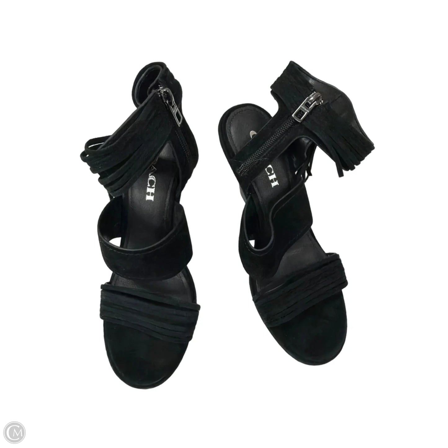 Shoes Designer By Coach In Black, Size: 8