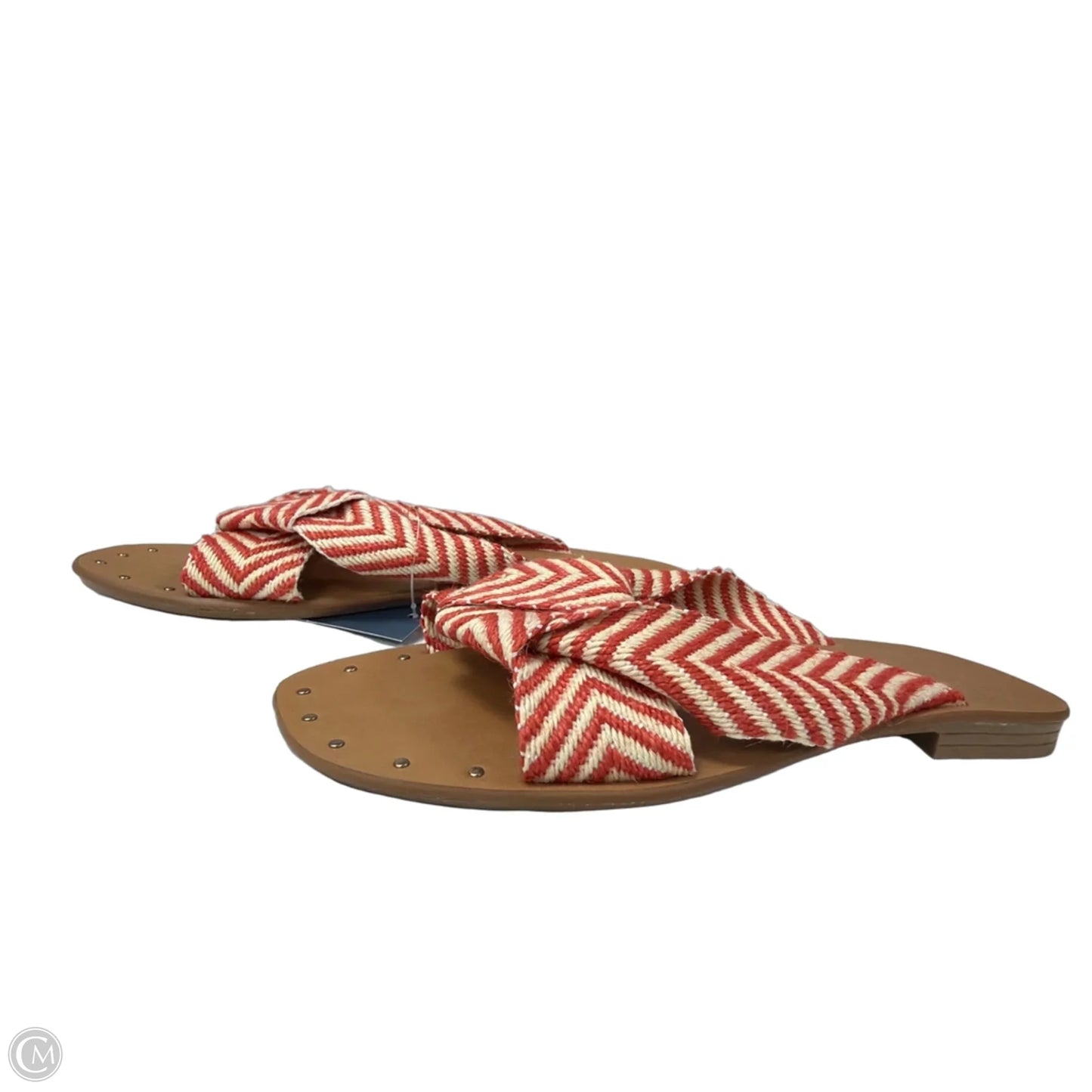 Sandals Flats By Universal Thread In Orange, Size: 10
