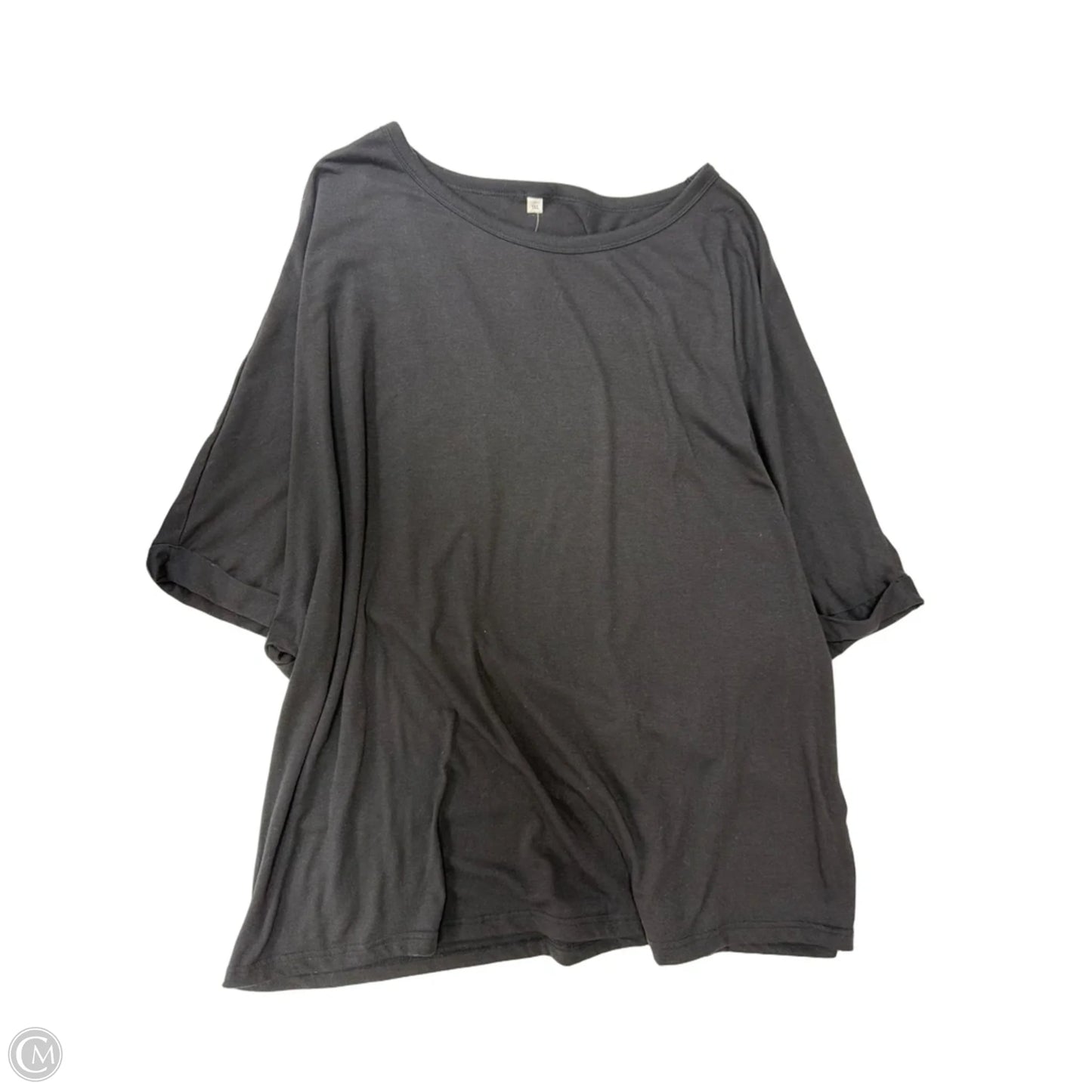 Top Short Sleeve By Clothes Mentor In Black, Size: 3x