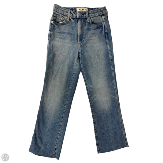 Jeans Flared By Amo In Blue Denim, Size: 2