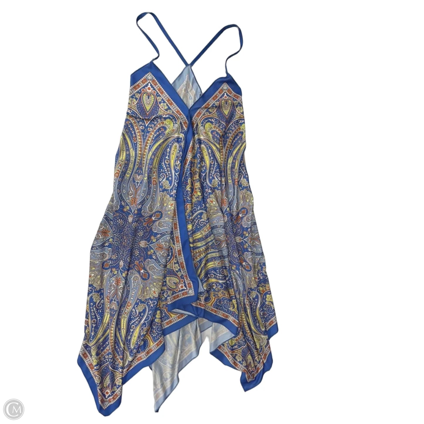 Dress Casual Midi By Zara In Blue, Size: S